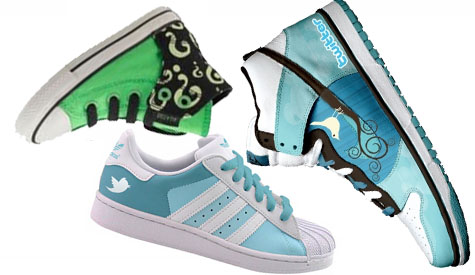 They have Twitter SHOES now? I dont' get it, I don't get it!!!