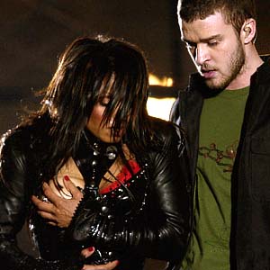 Super Bowl XXXVIII 1/2Time Janet Jackson Flashes a Much 