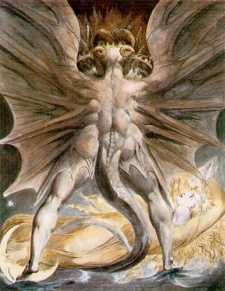 william blake red dragon. William Blake#39;s The Great Red